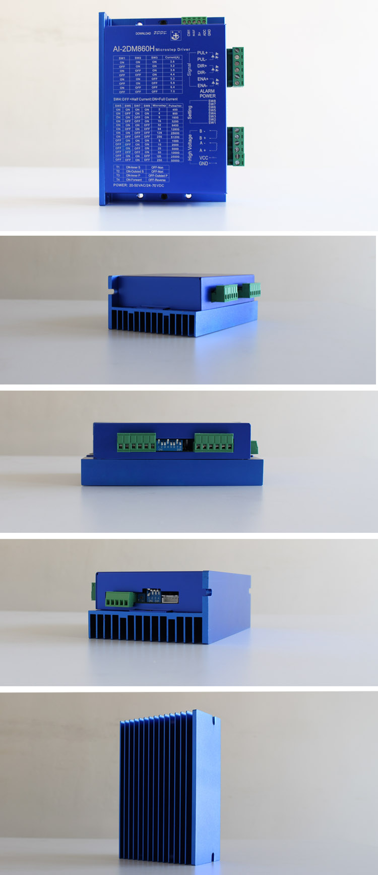 自發(fā)脈沖驅(qū)動 AI-2DM860H 86步進(jìn)電機(jī)驅(qū)動器 驅(qū)動控制一體 可調(diào)速(圖1)